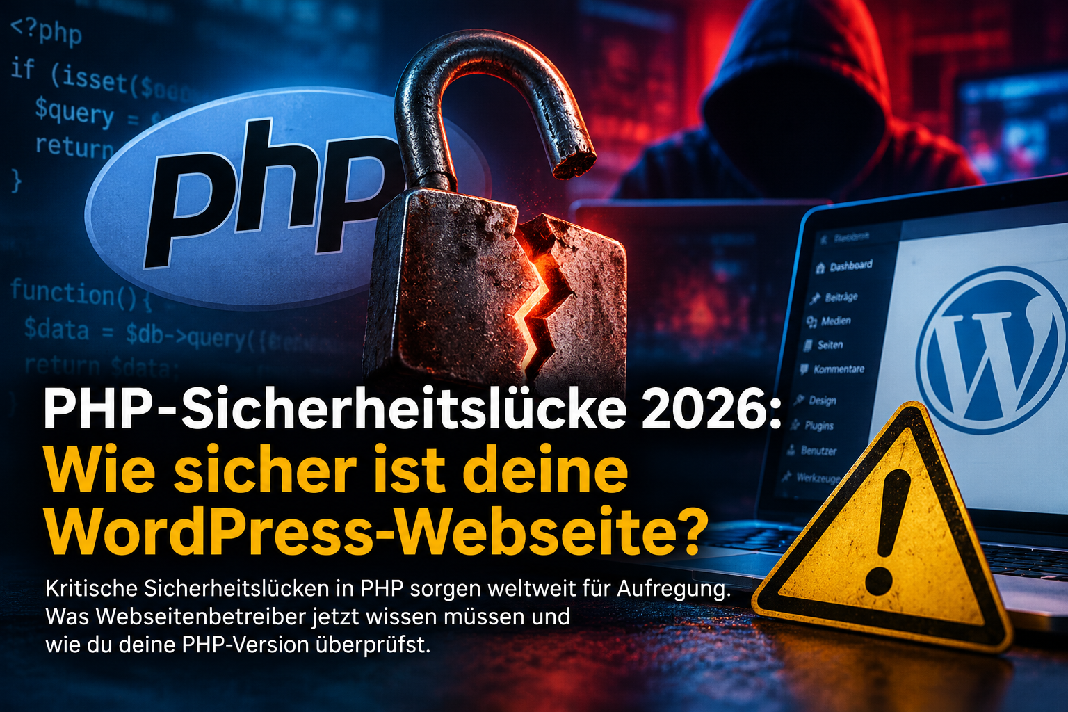 PHP-Sicherheitslücke 2026: Wie sicher ist deine WordPress-Webseite?