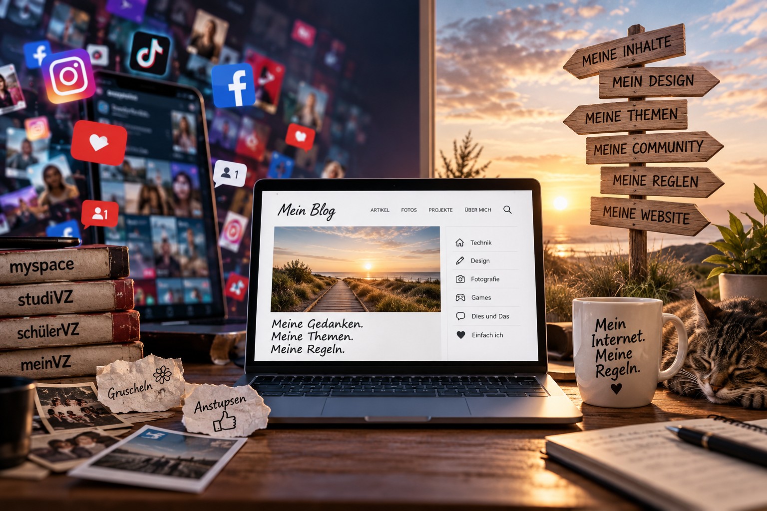 Braucht man 2026 überhaupt noch eine eigene Website?“ – Zwischen Instagram, TikTok, KI-Suche und dem guten alten Blog.